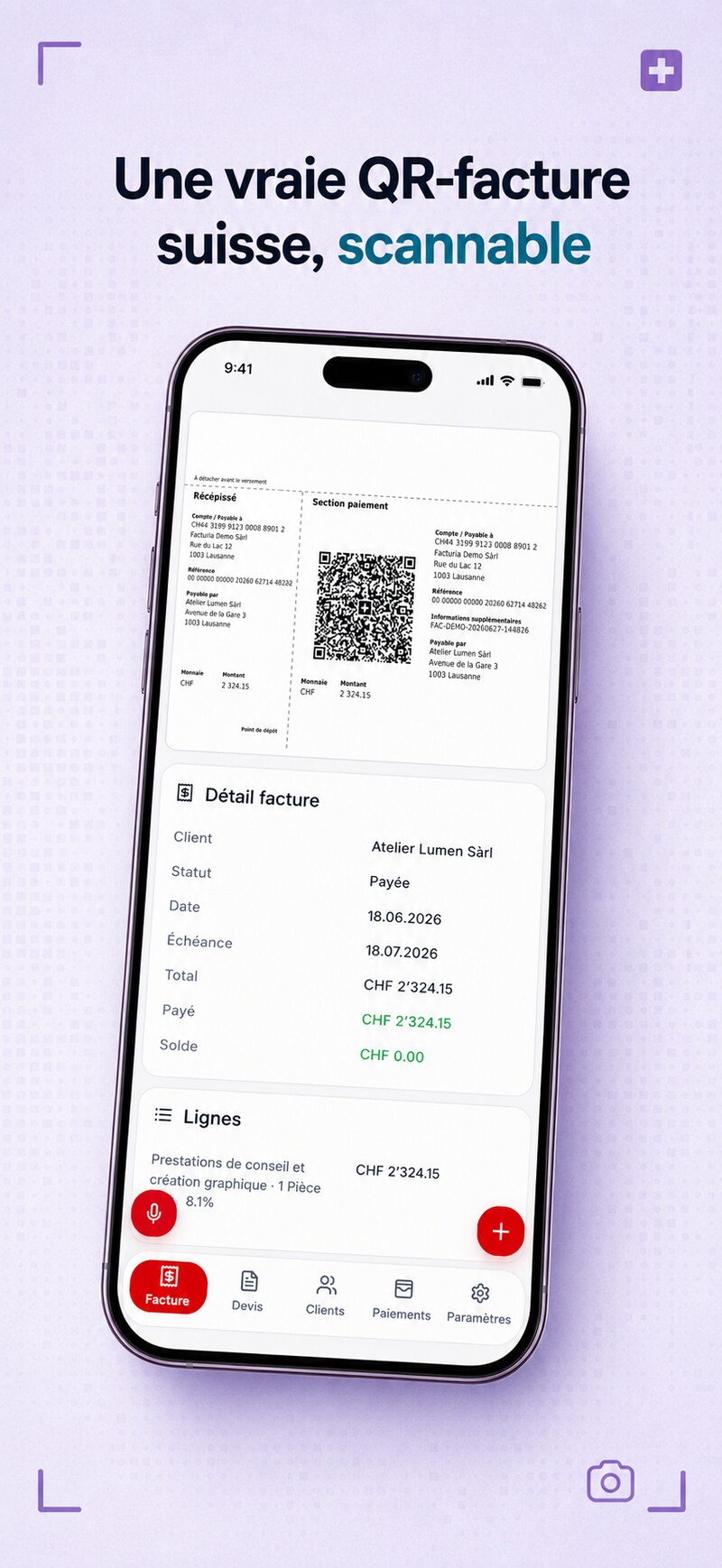 QR-facture suisse