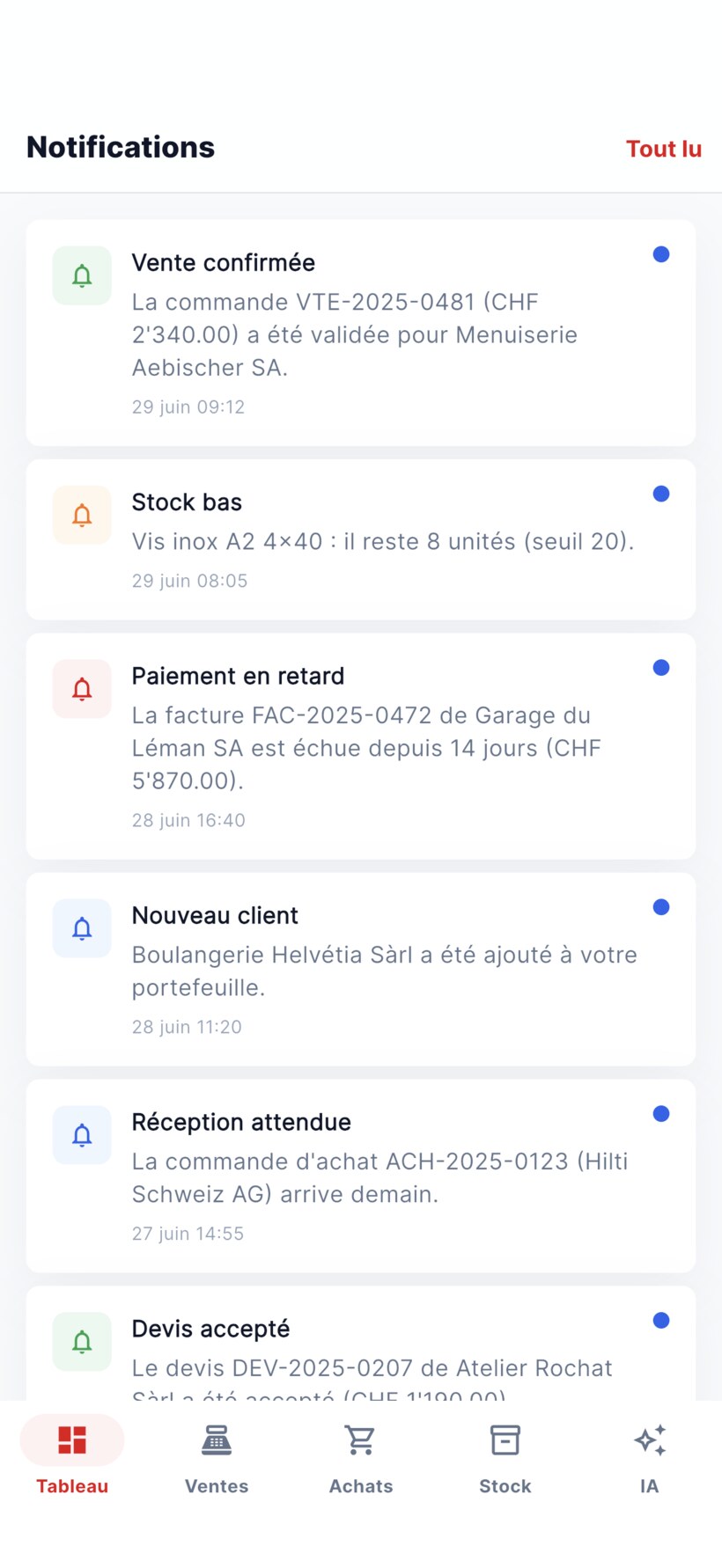 Notifications